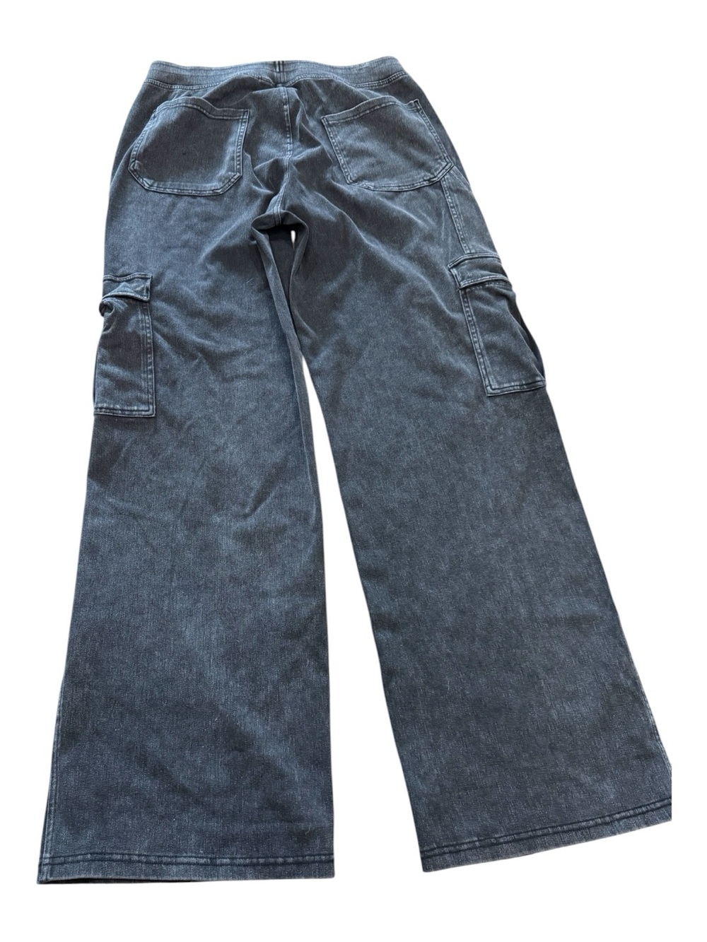 HALARA Charcoal Wide-Leg Stretch Comfortable Cargo Pants XL - Picture 9 of 15